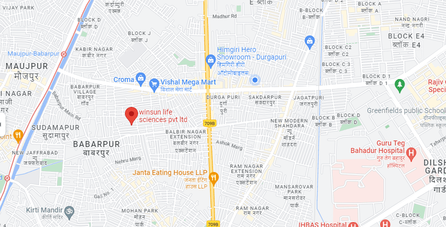 winsun life sciences pvt ltd location